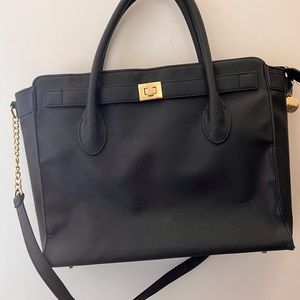 Black laptop bag